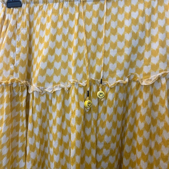 kerri Rosenthal Vacay Printed A-Line Skirt - yellow - Picture 4 of 5